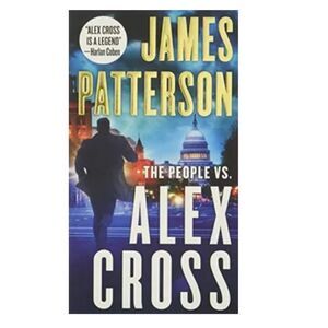 James Patterson Paperback Novel with Navy & Gold Spine